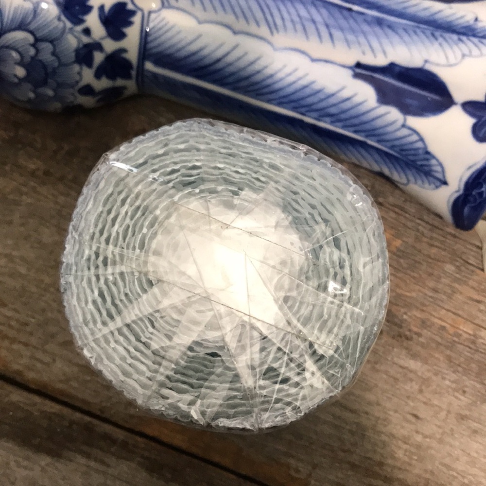 Lloyd Farms Pale Blue 100% Pure Beeswax Pillar Candle - Picture 4 of 5